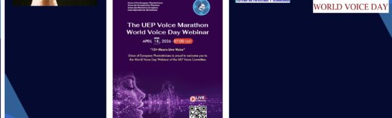 Register to the UEP Voice Marathon. World Voice Day Webinar